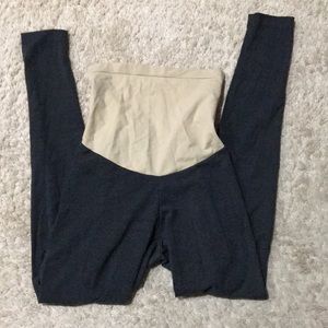 Motherhood Maternity full panel gray leggings